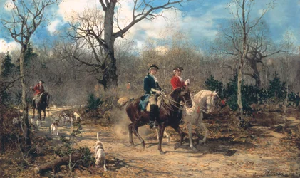 Der Herbstritt, ca. 1875-80
